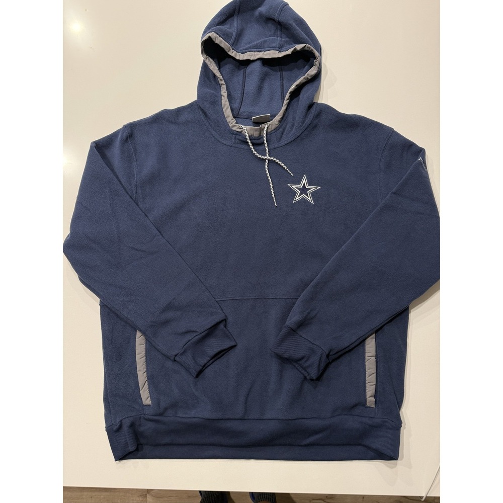 Columbia Dallas Cowboys Hoodie Mens XL Blue Sweatshirt NFL Football XM9385